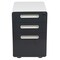 Flash Furniture Filing Cabinet, White/Charcoal HZ-AP535-02-DGY-WH-GG - alternate 3